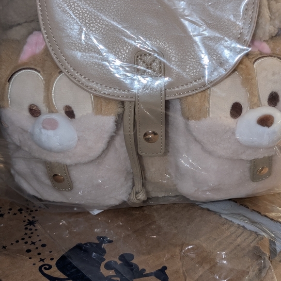 Disney Chipmunk Plush Faces Backpack - Picture 2 of 16